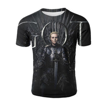 Load image into Gallery viewer, Game of Thrones T-shirt 3d Print T-shirt Iron Throne