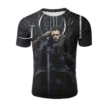 Load image into Gallery viewer, Game of Thrones T-shirt 3d Print T-shirt Iron Throne