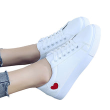 Load image into Gallery viewer, NEW Fashion white flats sneaker shoes