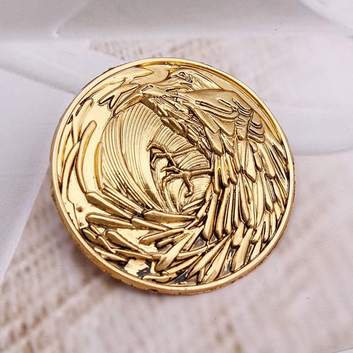 Game of Thrones House Arryn of the Eyrie Eagle Hawk Metal Badge Pin Brooch