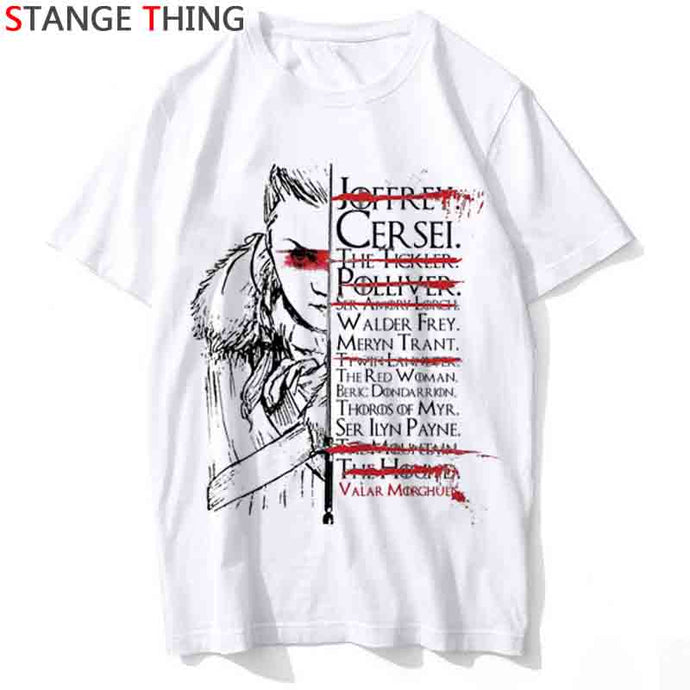 GoT Arya Stark Killing List T-shirt