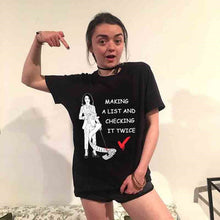 Load image into Gallery viewer, GoT Arya Stark Killing List T-shirt